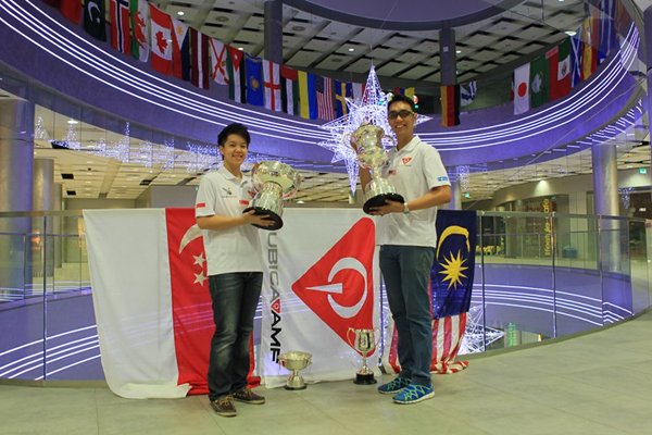 Shayna Ng of Singapore and Syafiq Rhidwan Abdul Malek of Malaysia
