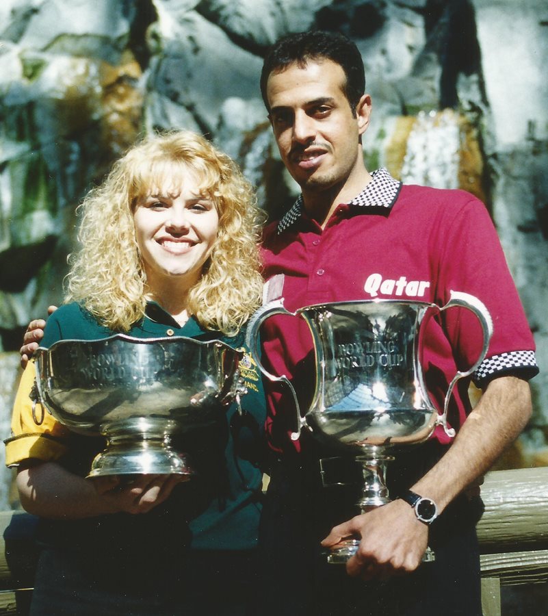1999 Amanda Bradley, Australia and Ahmed Shaheen, Qatar