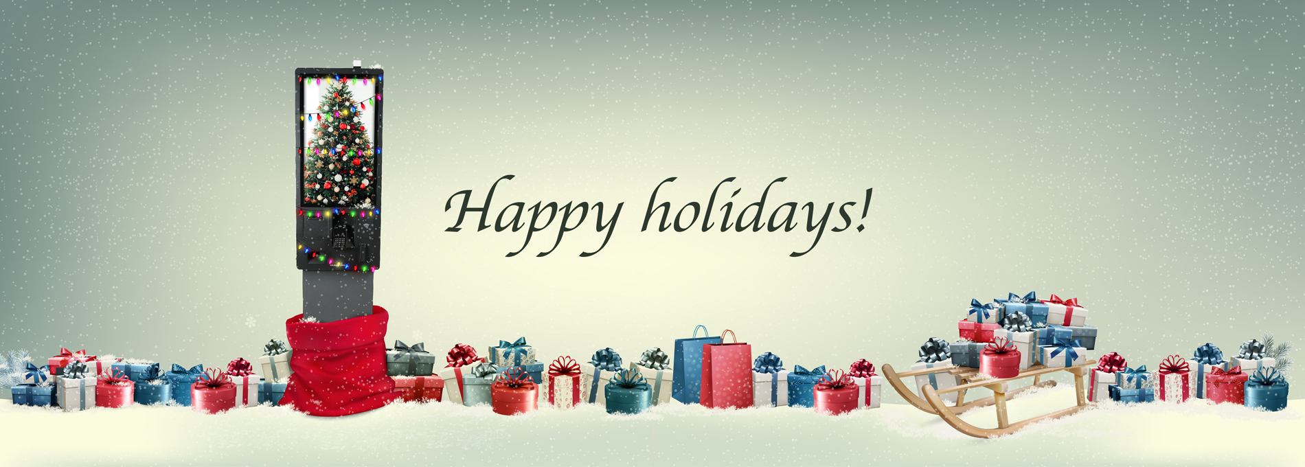 QubicaAMF Happy Holiday 2021 home banner