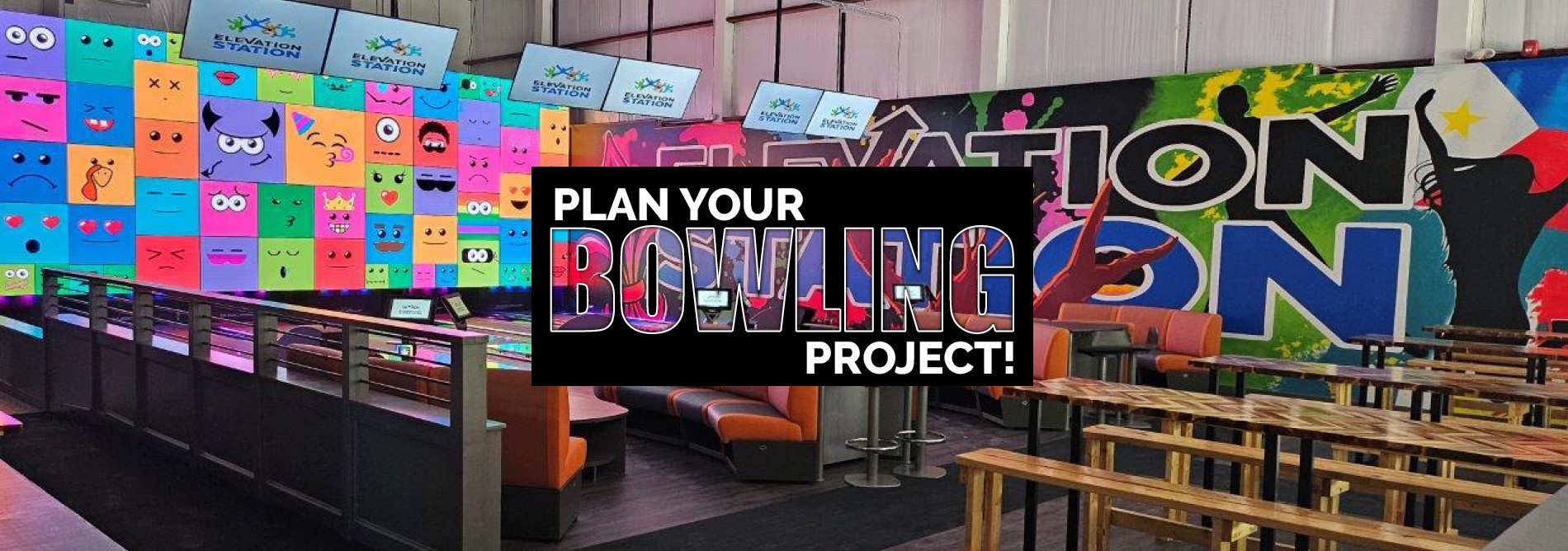 QubicaAMF Invest in Bowling Elevation Station home banner