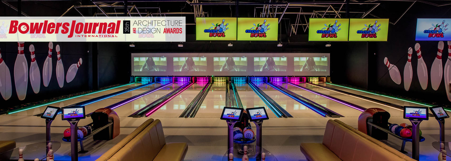 QubicaAMF bowling 35 architectual design awards home banner Circus Bowl