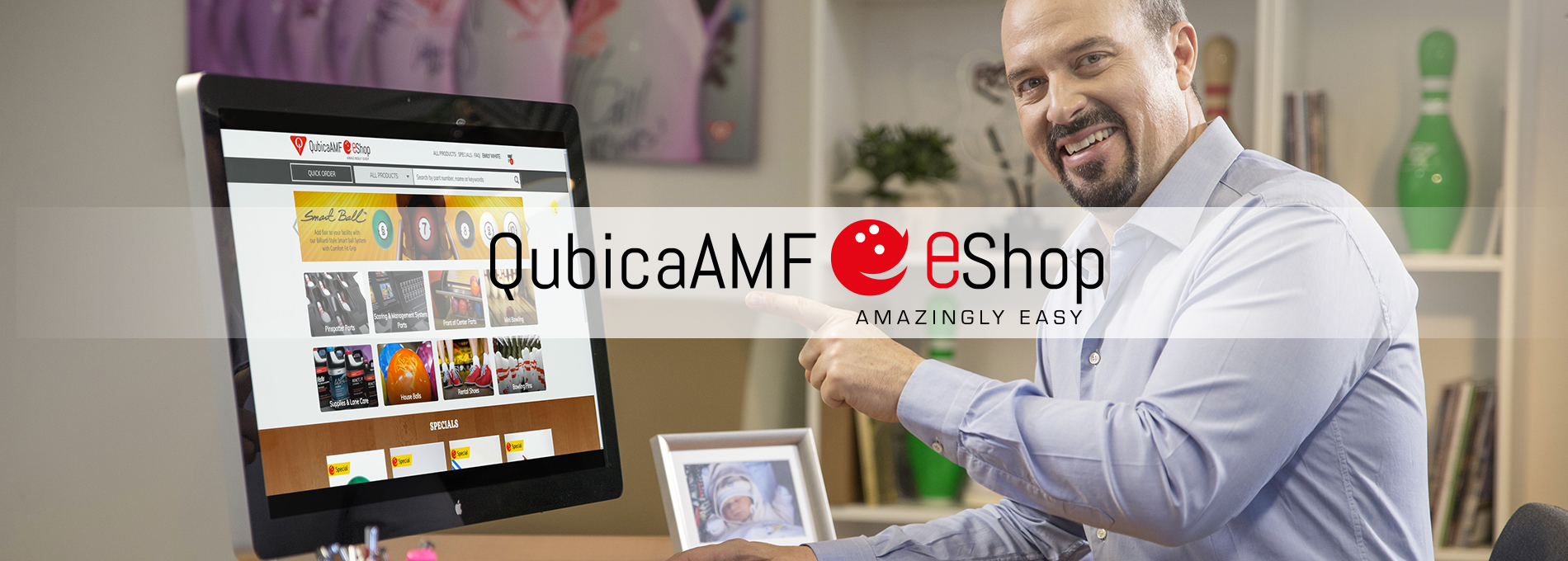 QubicaAMF Bowling SEMINAR Bowl Expo eShop 2019 Banner