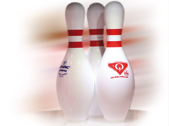 Case of 10 Used Bowling Pins QubicaAMF AMFLITE II 