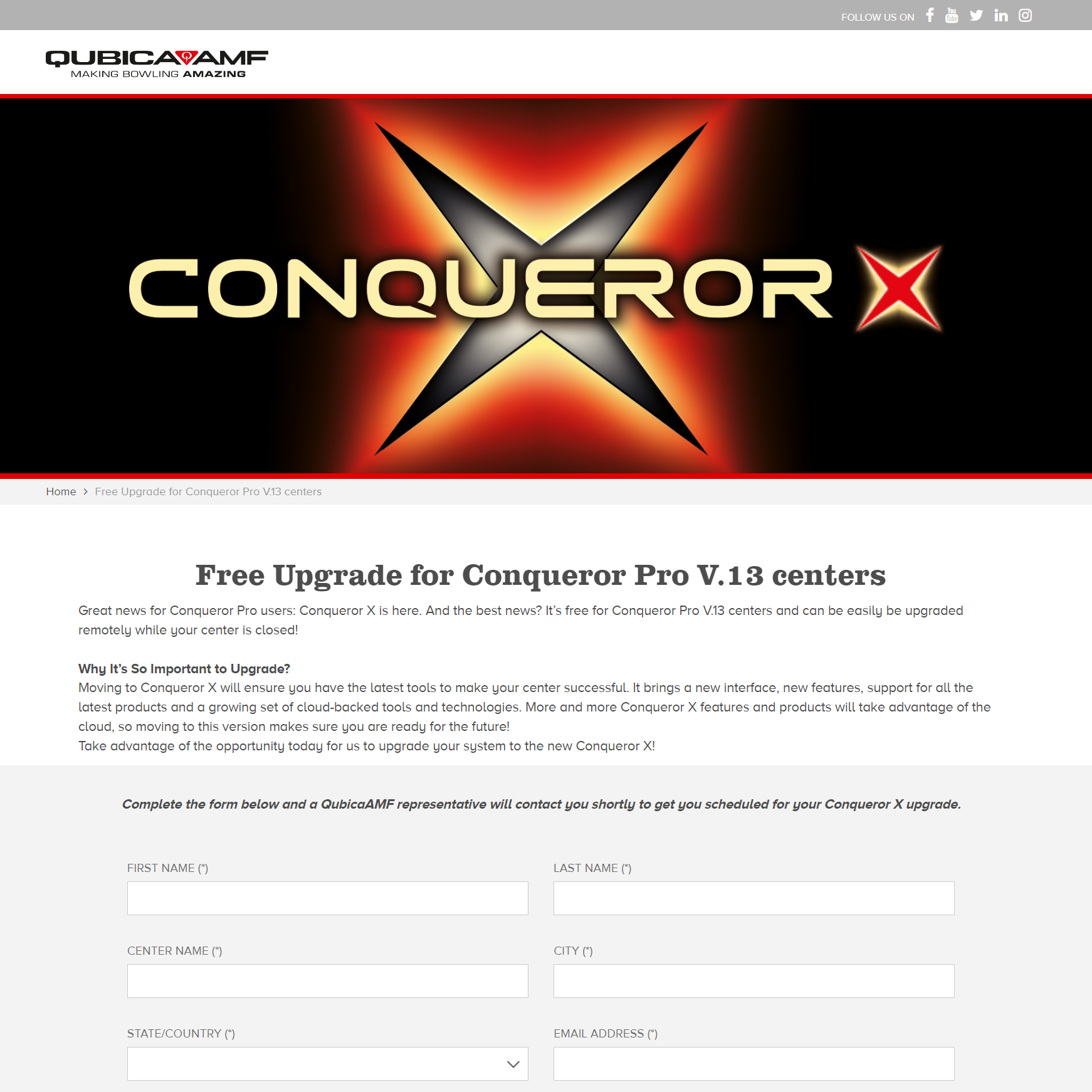 conqueror pro v 13 upgrade