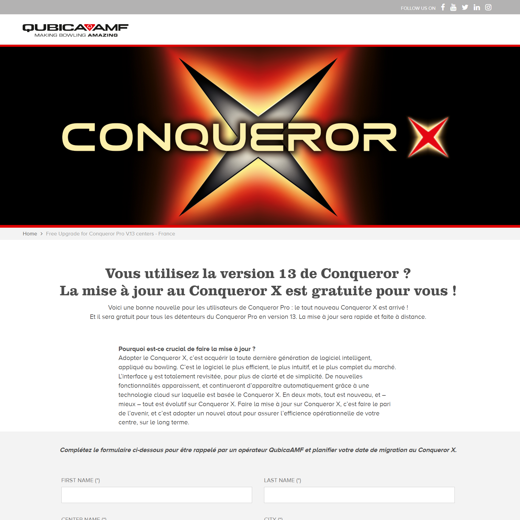 conqueror upgrade France