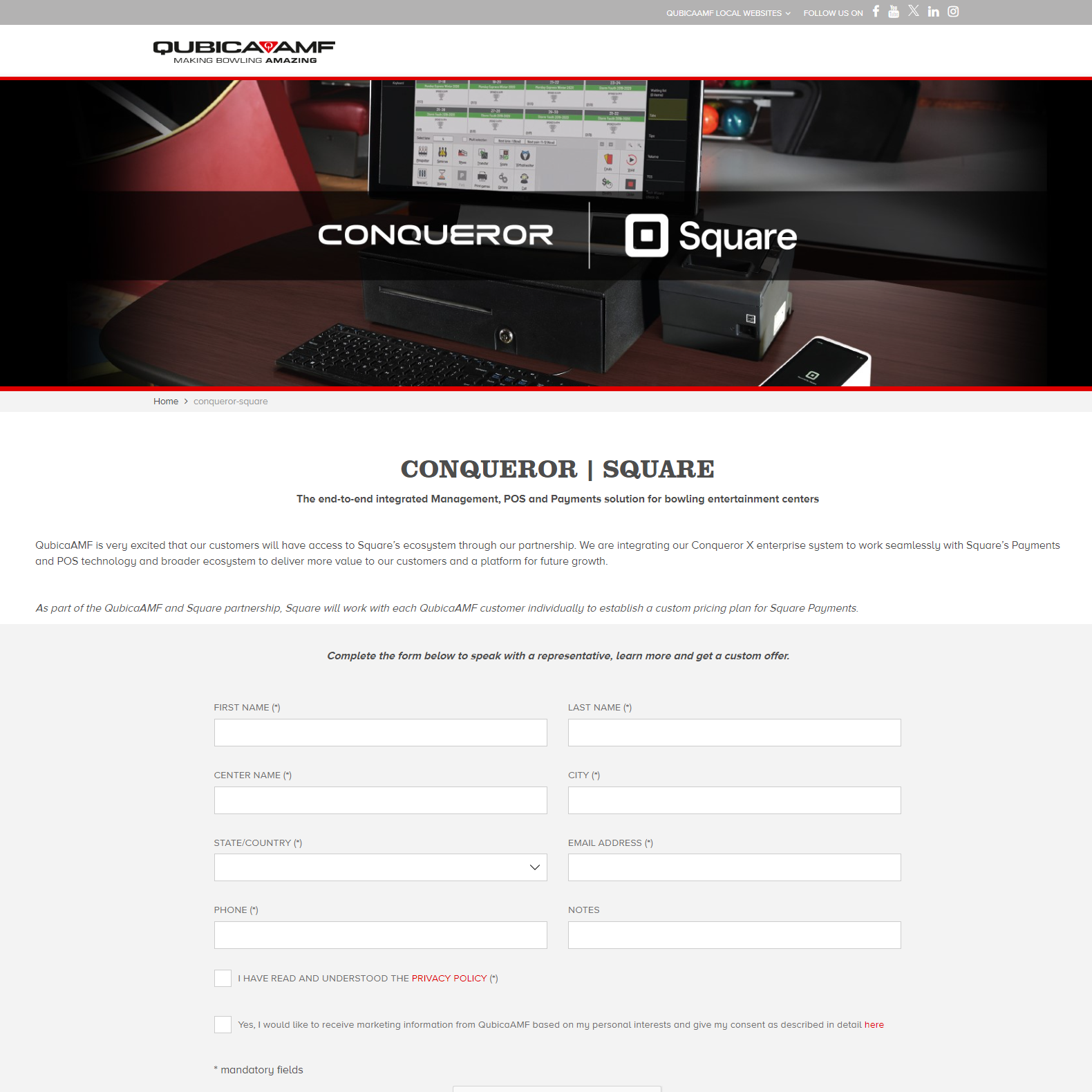 Conqueror Square Landing