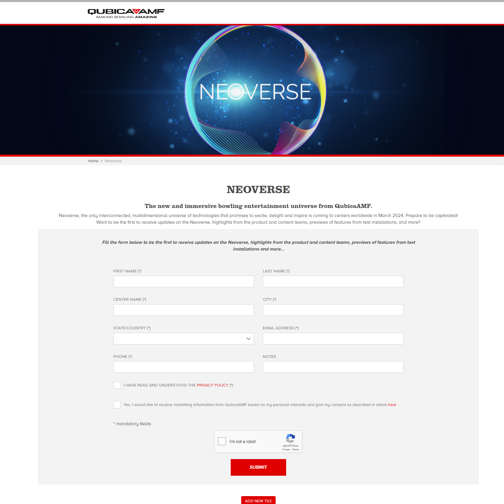neoverse landing image